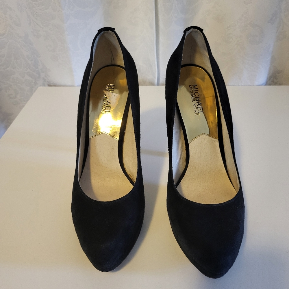 Michael Kors Black Stiletto Heels, Shoes, Pumps, Suede Size 10m - Picture 15 of 15